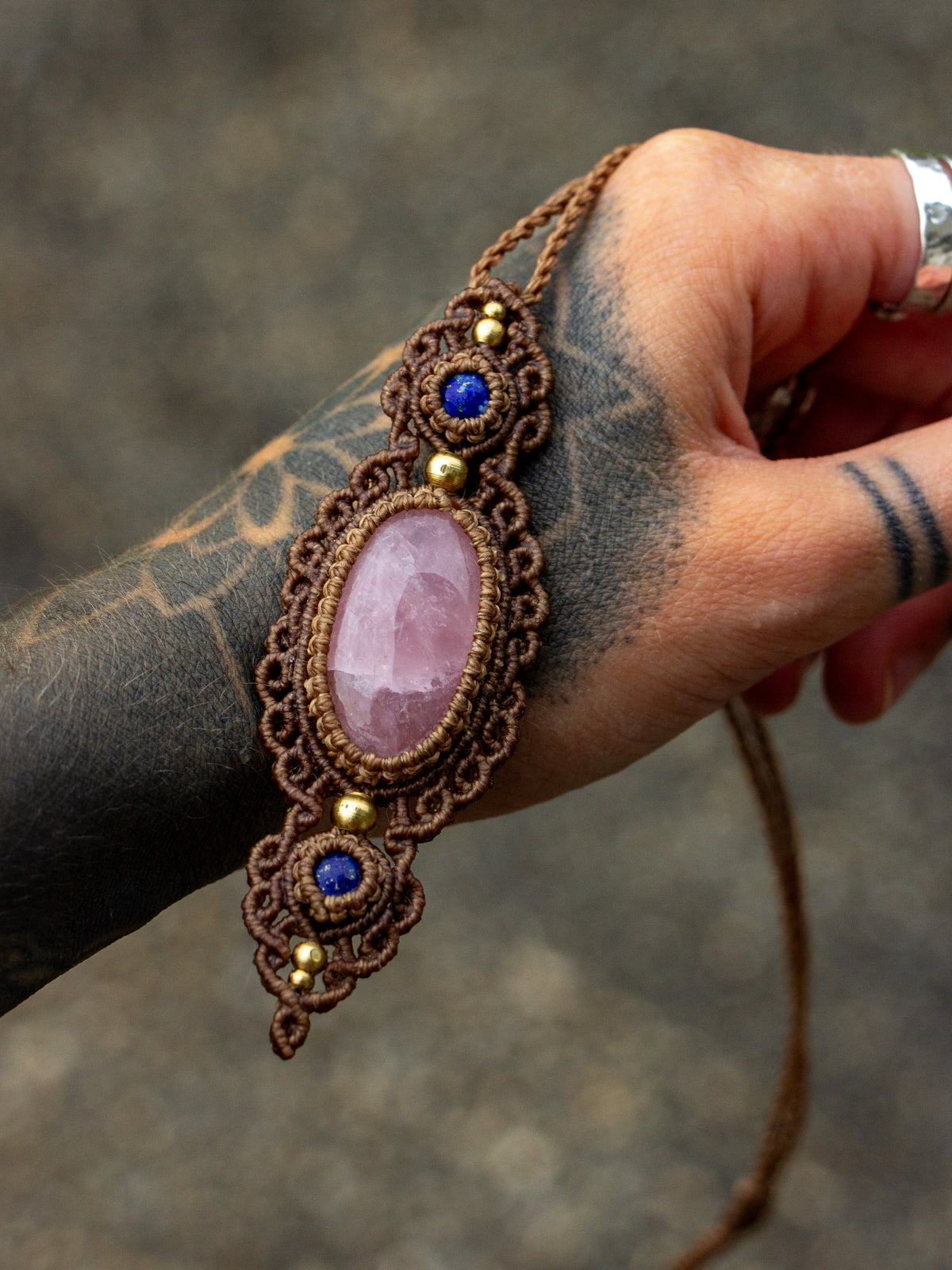 Rose Quartz & Lapis Lazuli necklace