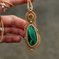 Malachite & Cat's Eye necklace