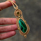 Malachite & Cat's Eye necklace
