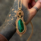 Malachite & Cat's Eye necklace