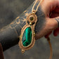 Malachite & Cat's Eye necklace