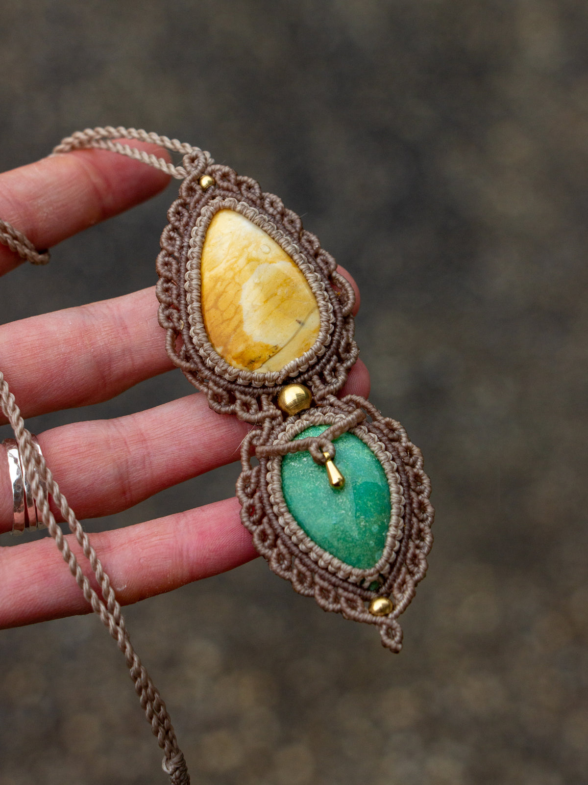 Jasper & Chrysoprase necklace