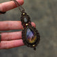 Labradorite & Cat's Eye necklace