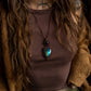 Labradorite & Onyx necklace