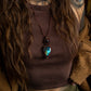Labradorite & Onyx necklace