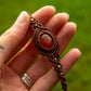 Carnelian • macrame bracelet