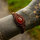 Carnelian • macrame bracelet