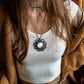 Selenite necklace
