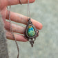 ~ affordables ~ Labradorite macrame necklace
