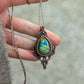 ~ affordables ~ Labradorite macrame necklace