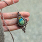 ~ affordables ~ Labradorite macrame necklace