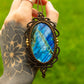 Labradorite • macrame necklace