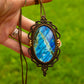 Labradorite • macrame necklace