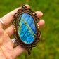 Labradorite • macrame necklace
