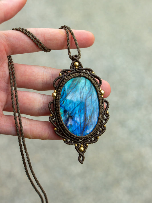 Labradorite necklace