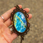 Labradorite • macrame necklace