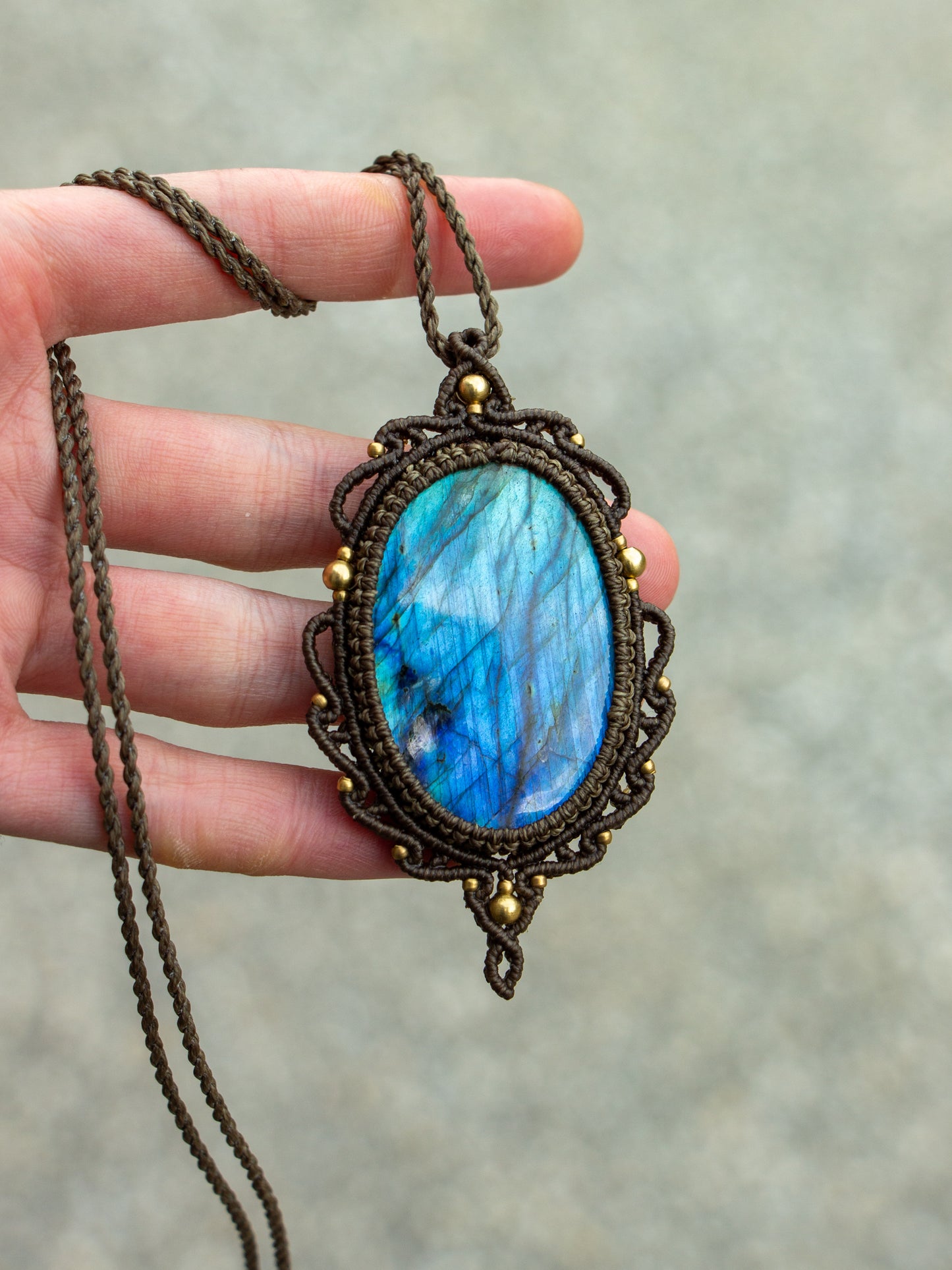 Labradorite necklace