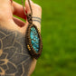 Labradorite • macrame necklace