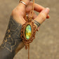 Labradorite • macrame necklace