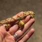 shell, star & Turquoise macrame choker necklace