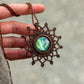 Labradorite macrame necklace