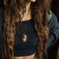 Labradorite • macrame necklace