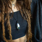 Labradorite • macrame necklace