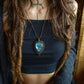 Labradorite • macrame necklace