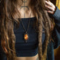 Mookaite • macrame necklace