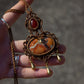 Red Jasper & Maligano Jasper macrame necklace