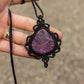 Charoite • macrame necklace