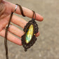 Labradorite • macrame necklace