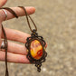 Mookaite • macrame necklace