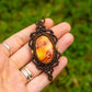 Mookaite • macrame necklace