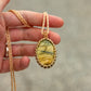 Labradorite macrame necklace