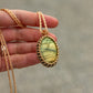 Labradorite macrame necklace