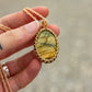 Labradorite macrame necklace