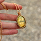 Labradorite macrame necklace