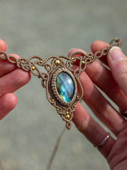 Labradorite necklace