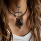 Black Druzy Onyx necklace