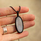 crystal macrame necklace