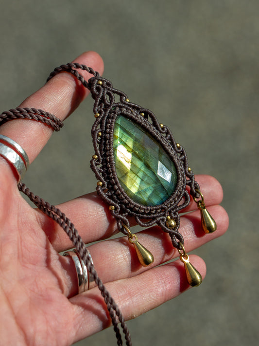 Labradorite necklace