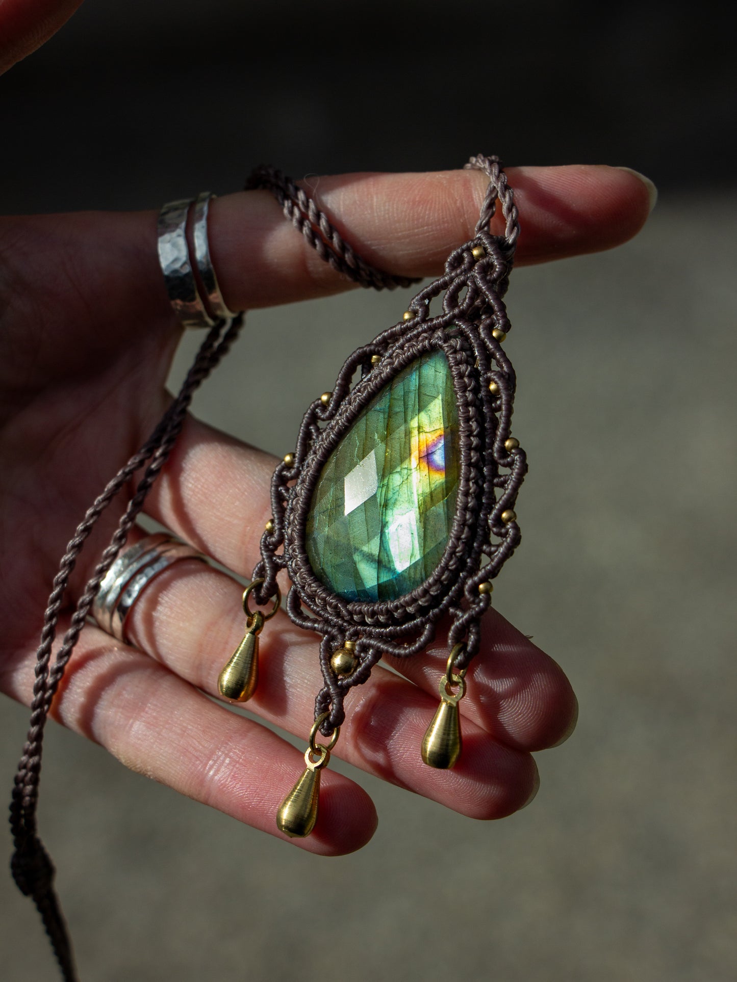 Labradorite necklace