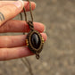 Smokey Quartz • macrame necklace