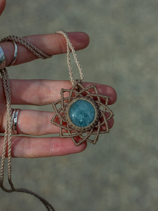 Aquamarine necklace