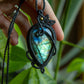 Labradorite • macrame necklace