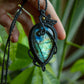 Labradorite • macrame necklace