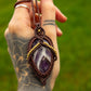 Amethyst • macrame necklace