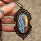Labradorite • macrame necklace