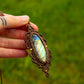 Labradorite • macrame necklace